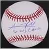 Image 1 : Addison Russell OML Baseball Inscribed "16 WS Champs" (MLB Hologram)