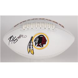 Robert Kelley Signed Redskins Logo Football (JSA COA)