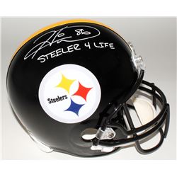 Hines Ward Signed Steelers Full-Size Helmet Inscribed "Steeler 4 Life" (JSA COA)