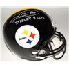 Image 1 : Hines Ward Signed Steelers Full-Size Helmet Inscribed "Steeler 4 Life" (JSA COA)