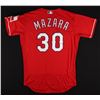 Image 1 : Nomar Mazara Signed Rangers Majestic Jersey (MLB Hologram)