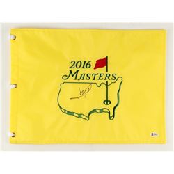 Jose Maria Olazabal Signed 2016 Masters Tournament 13" x 17.5" Golf Pin Flag (Beckett COA)