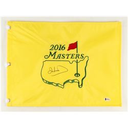 Ian Woosnam Signed 2016 Masters Golf Pin Flag (Beckett COA)