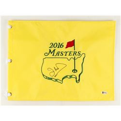 Ian Woosnam Signed 2016 Masters Golf Pin Flag (Beckett COA)