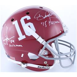 Mark Ingram  Derrick Henry Signed Alabama Crimson Tide Full-Size Helmet Inscribed "'09 Heisman"  "'1
