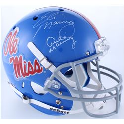 Archie Manning  Eli Manning Signed Ole Miss Full-Size Helmet (Steiner Hologram)