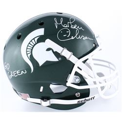 Morten Anderson Signed Michigan State Spartans Full-Size Helmet Inscribed "Go Green" (Radtke COA)