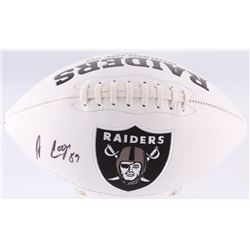Amari Cooper Signed Raiders Logo Football (JSA COA)