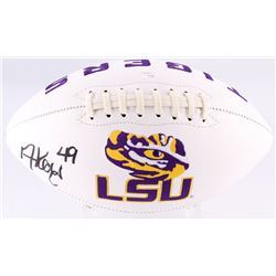 Arden Key Signed LSU Tigers Logo Football (JSA COA)