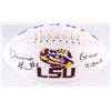 Image 1 : Derrius Guice Signed LSU Tigers Logo Football Inscribed "Geaux Tigers" (JSA COA)