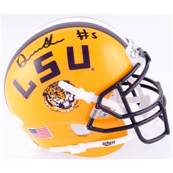 Derrius Guice Signed LSU Tigers Mini-Helmet (JSA COA)