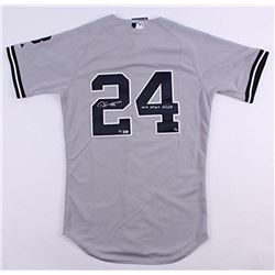 Gary Sanchez Signed Limited Edition Yankees Jersey Inscribed "ML Debut 10/3/15" (Steiner COA)