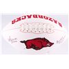 Image 1 : Steve Atwater Signed Arkansas Razorbacks Logo Football Inscribed "Razorback All-Century Team" (JSA C