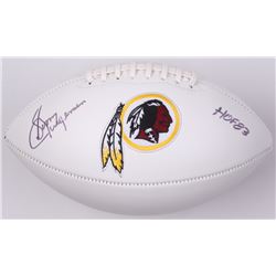 Sonny Jurgensen Signed Redskins Logo Football Inscribed "HOF 83" (JSA COA)
