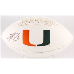 Lamar Miller Signed Miami Hurricanes Logo Football (JSA COA)