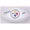 Image 1 : Jack Lambert Signed Steelers Logo Football Inscribed "HOF 90" (JSA COA)
