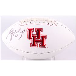 Greg Ward Jr. Signed Houston Cougars Logo Football (JSA COA)
