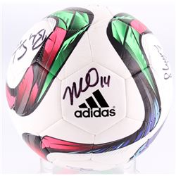 Soccer Ball signed by (9) Becky Sauerbrunn, Carli Lloyd, Kelley O'Hara, Shannon Boxx (JSA COA)