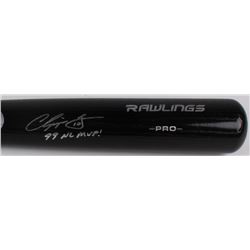Chipper Jones Signed Rawlings Pro Baseball Bat Inscribed "99 NL MVP!" (JSA COA)