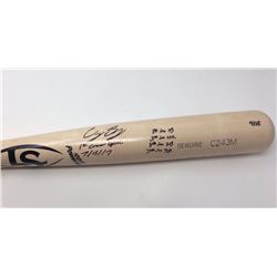 Cody Bellinger Signed Louisville Slugger Baseball Bat with (5) 1st Career Cycle Inscriptions (Fanati