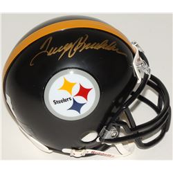 Terry Bradshaw Signed Steelers Throwback Mini Helmet (Bradshaw Hologram)