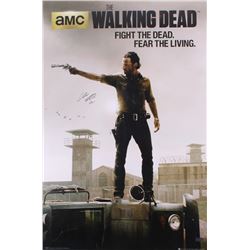 Chandler Riggs Signed "The Walking Dead" 24x36 Poster Inscribed "Carl" (Radtke COA)