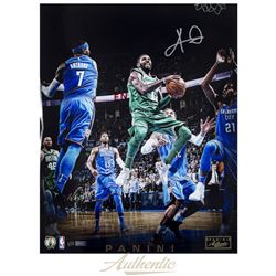 Kyrie Irving Signed LE Celtics "Through The Lane" 16x20 Photo (Panini COA)