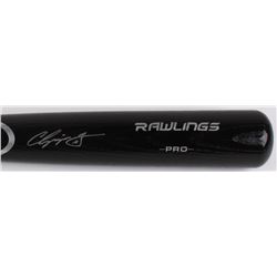 Chipper Jones Signed Rawlings Pro Baseball Bat (JSA COA)
