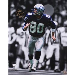 Steve Largent Signed Seahawks 16x20 Photo Inscirbed "HOF 95" (JSA COA)