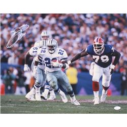 Emmitt Smith Signed Cowboys 16x20 Photo (JSA COA)