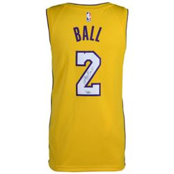 Lonzo Ball Signed Lakers Jersey (Fanatics Hologram)