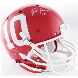 Brett Favre Signed Hancock North Central High School Hawks Full-Size Helmet (Favre COA)