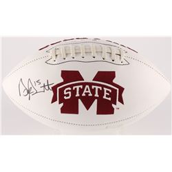 Dak Prescott Signed Mississippi State Bulldogs Logo Football (Radtke COA  Prescott Hologram)
