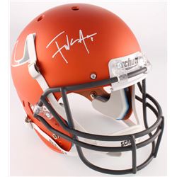 Frank Gore Signed Miami Hurricanes Full-Size Helmet (Radtke COA)