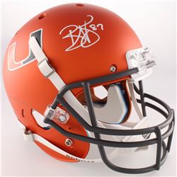 Reggie Wayne Signed Miami Hurricanes Full-Size Helmet (Radtke COA)