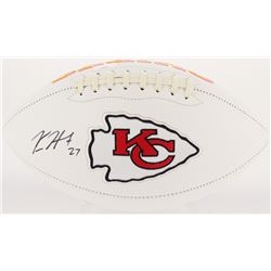 Kareem Hunt Signed Chiefs Logo Football (Radtke Hologram)