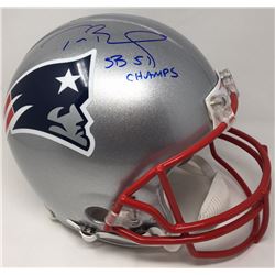 Tom Brady Signed Patriots Full-Size Authentic On-Field Limited Edition Helmet Inscribed "SB 51 Champ