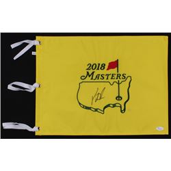 Patrick Reed Signed 2018 Masters Tournament Pin Flag (JSA COA)