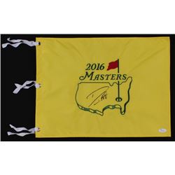 Danny Willett Signed 2016 Masters Tournament Pin Flag (JSA COA)