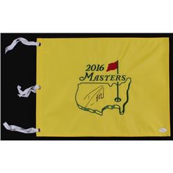 Danny Willett Signed 2016 Masters Tournament Pin Flag (JSA COA)