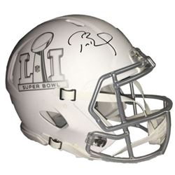 Tom Brady Signed Super Bowl 51 Limited Edition Custom Matte White ICE Authentic On-Field Speed Helme
