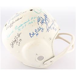 Vintage Full-Size Authentic On-Field Helmet Signed by (15) Football Hall of Famers Including Steve V