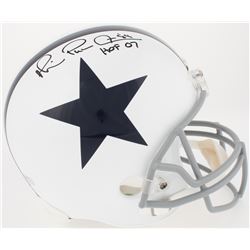 Michael Irvin Signed Cowboys Full-Size Helmet Inscribed "HOF 07" (Radtke COA)