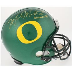 Marcus Mariota Signed Oregon Ducks Full-Size Helmet Inscribed "Heisman 14" (Mariota Hologram  Radtke