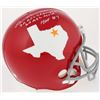 Image 1 : Len Dawson Signed Dallas Texans Throwback Full-Size Helmet With (3) Career Stat Inscriptions (Radtke