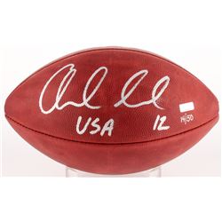 Andrew Luck Signed LE "Salute to Service" Official NFL Game Ball Inscribed "USA" (Panini COA)