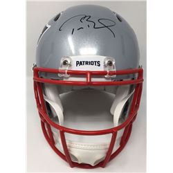 Tom Brady Signed Patriots Super Bowl 51 Limited Edition Authentic On-Field Speed Helmet (Tristar Hol