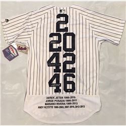 Derek Jeter, Mariano Rivera, Andy Pettitte  Jorge Posada Signed Limited Edition Yankees "Core Four" 