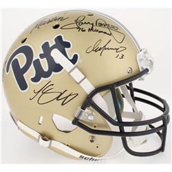Pittsburgh Panthers Greats Full-Size Helmet Team-Signed By (5) With Curtis Martin, Tony Dorsett, Chr