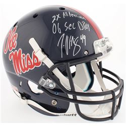 Patrick Willis Signed Ole Miss Rebels Full-Size Helmet Inscribed "2x All American"  "06 Sec DPoy" (R